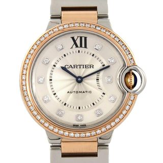 カルティエ(Cartier)のカルティエ バロンブルー PGコンビ/D･11P WE902078 SSxPG 自動巻(腕時計(アナログ))