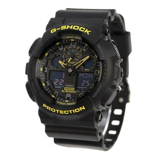 カシオ(CASIO)の【新品】カシオ CASIO G-SHOCK 腕時計 メンズ GA-100CY-1ADR Gショック アナログデジタル GA-100シリーズ クオーツ ブラックxブラック アナデジ表示(腕時計(アナログ))