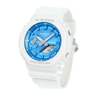 カシオ(CASIO)の【新品】カシオ CASIO G-SHOCK 腕時計 メンズ GA-2100WS-7ADR Gショック プレシャスハートセレクション 2023 アナログデジタル 2100シリーズ クオーツ 液晶/ブルーxホワイト アナデジ表示(腕時計(アナログ))