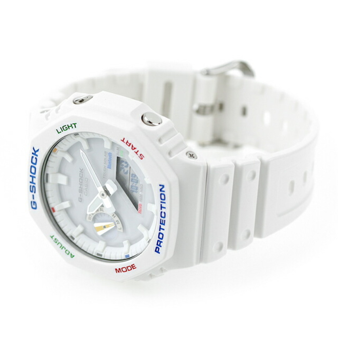 CASIO(カシオ)の【新品】カシオ CASIO G-SHOCK 腕時計 メンズ GA-B2100FC-7ADR Gショック アナログデジタル 2100シリーズ ソーラー 液晶/シルバーxホワイト アナデジ表示 メンズの時計(腕時計(アナログ))の商品写真