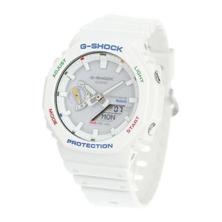 カシオ(CASIO)の【新品】カシオ CASIO G-SHOCK 腕時計 メンズ GA-B2100FC-7ADR Gショック アナログデジタル 2100シリーズ ソーラー 液晶/シルバーxホワイト アナデジ表示(腕時計(アナログ))