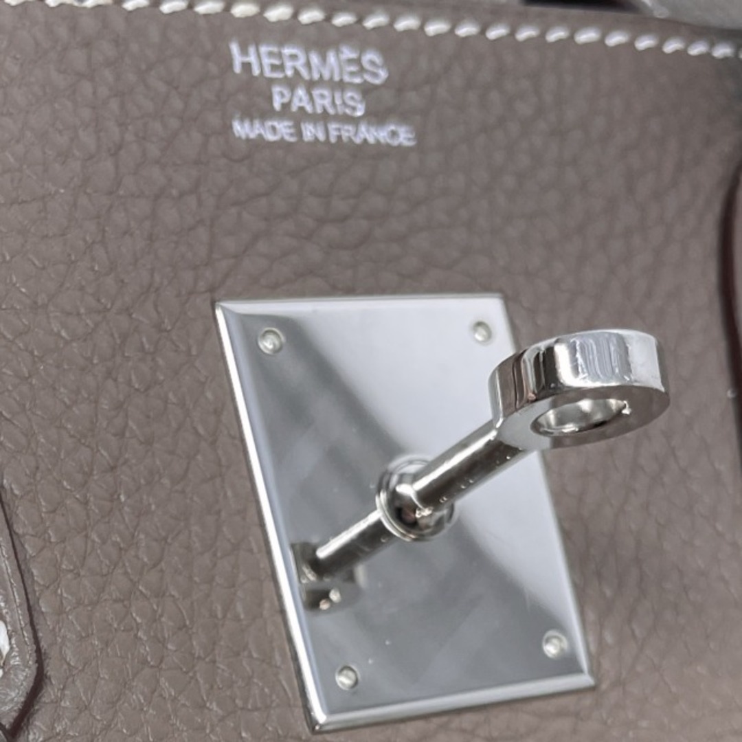 Hermes(エルメス)のエルメス バーキン30 トリヨンクレマンス バッグ トートバッグ エトゥープ グレー レディースのバッグ(トートバッグ)の商品写真