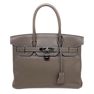 エルメス(Hermes)のエルメス バーキン30 トリヨンクレマンス バッグ トートバッグ エトゥープ グレー(トートバッグ)