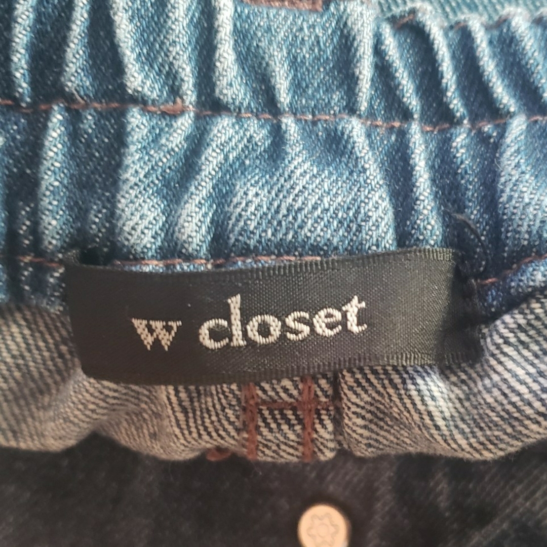 w closet(ダブルクローゼット)のw closetデニム レディースのパンツ(デニム/ジーンズ)の商品写真