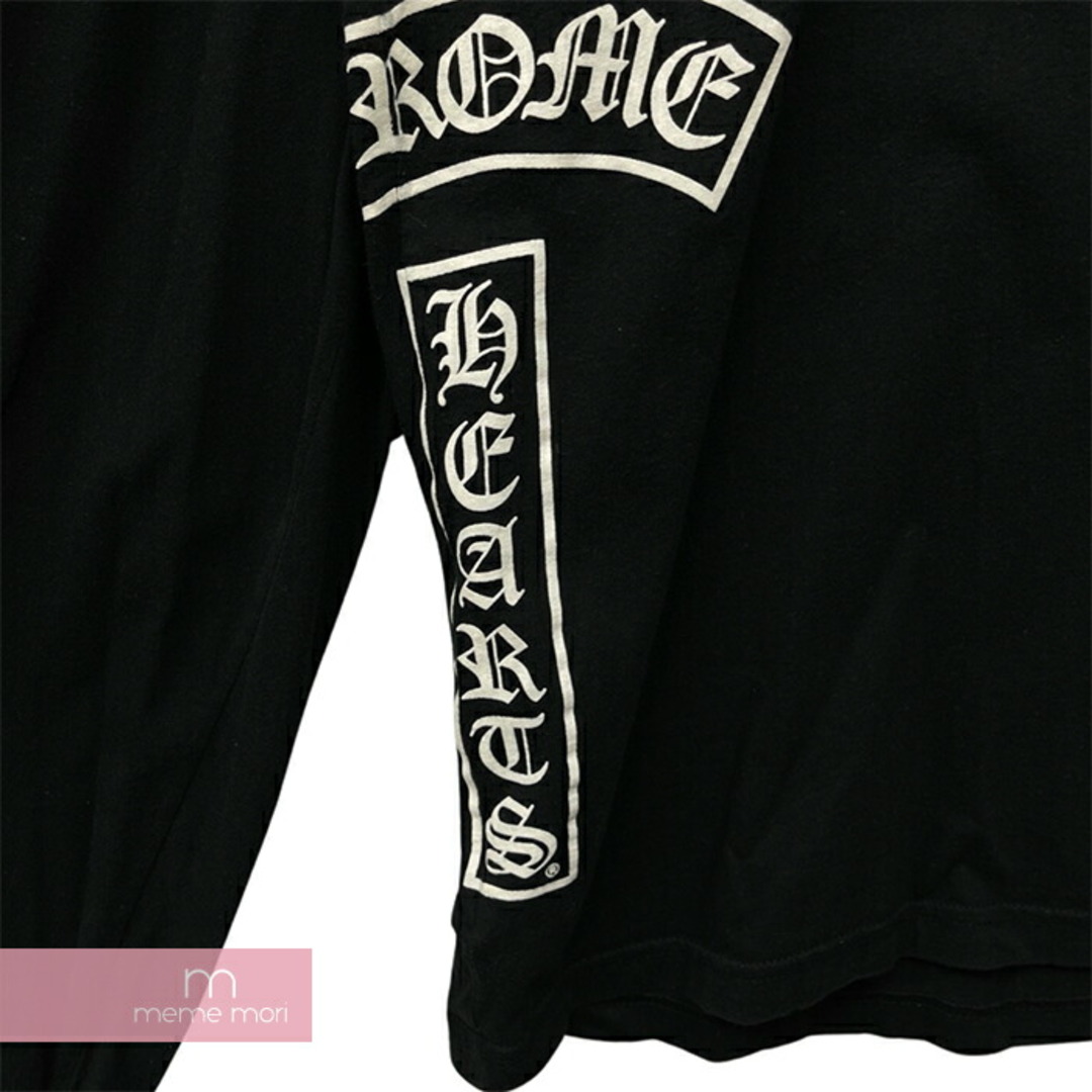 Chrome Hearts(クロムハーツ)のCHROME HEARTS Side Logo LS Tee クロムハーツ サイドロゴロングスリーブTシャツ 長袖カットソー ロンT 胸ポケット ヴァーティカルロゴ ホースシュープリント ブラック サイズXL 【240122】【中古-B】【me04】 メンズのトップス(Tシャツ/カットソー(半袖/袖なし))の商品写真