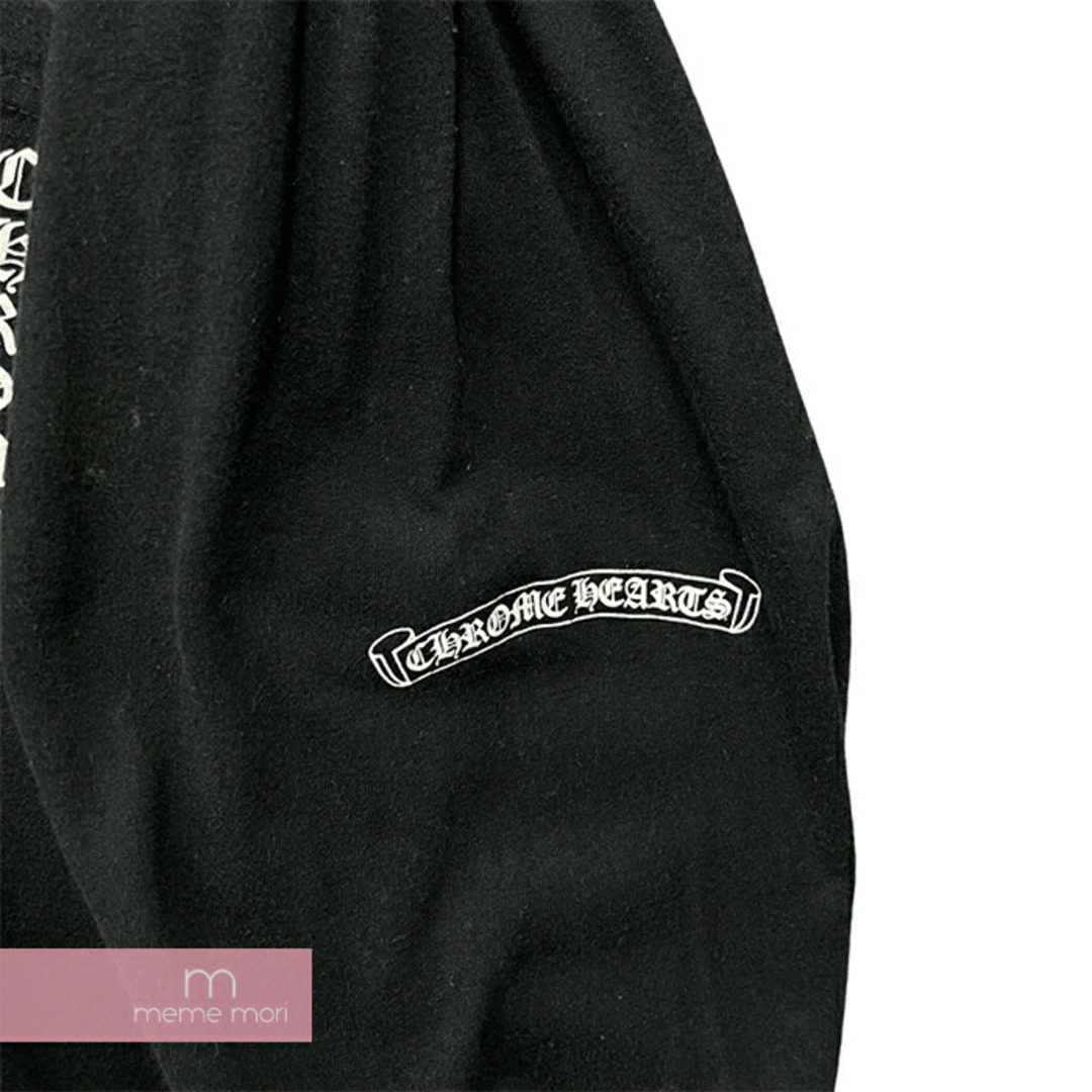 Chrome Hearts(クロムハーツ)のCHROME HEARTS Side Logo LS Tee クロムハーツ サイドロゴロングスリーブTシャツ 長袖カットソー ロンT 胸ポケット ヴァーティカルロゴ ホースシュープリント ブラック サイズXL 【240122】【中古-B】【me04】 メンズのトップス(Tシャツ/カットソー(半袖/袖なし))の商品写真