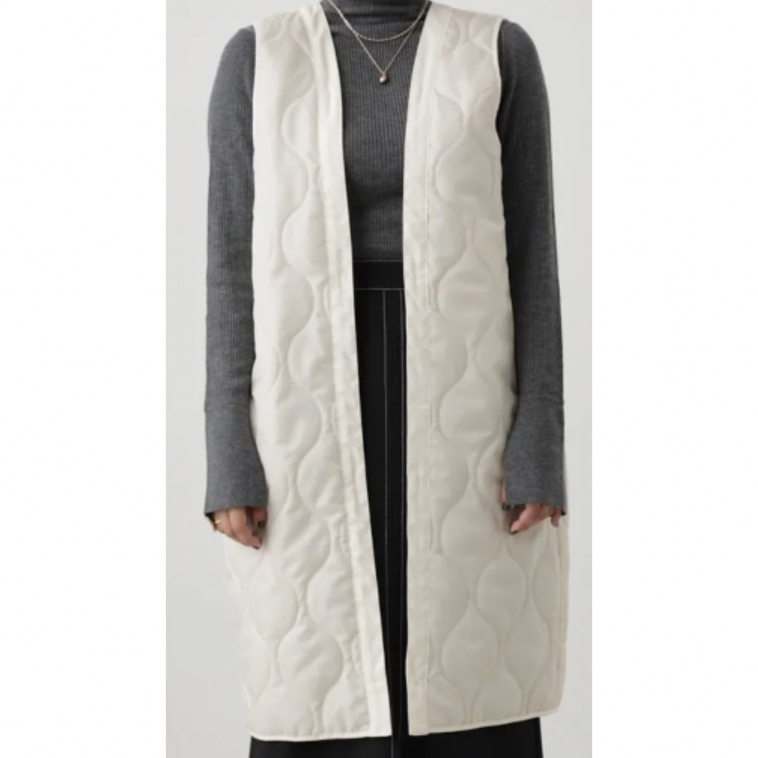 ジレドッキング中綿ミリタリーコート