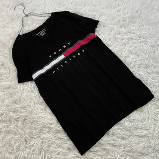 トミーヒルフィガー(TOMMY HILFIGER)のTOMMY HILFIGER (XS) 小さいサイズ 刺繍 プリントTシャツ(Tシャツ(半袖/袖なし))