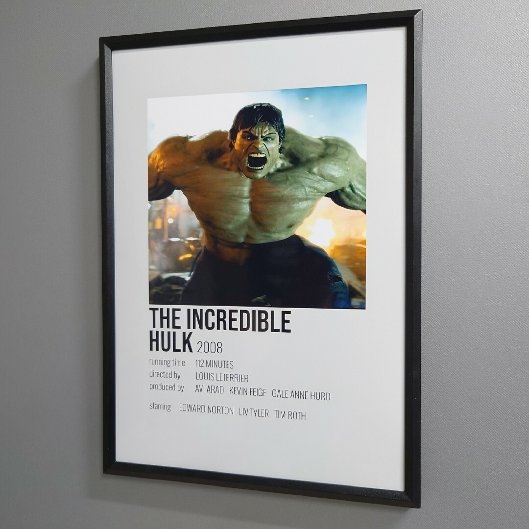 No.P213 A4 ハルク Hulk ポスター 写真 アート インテリア 映画 ハンドメイドのインテリア/家具(アート/写真)の商品写真