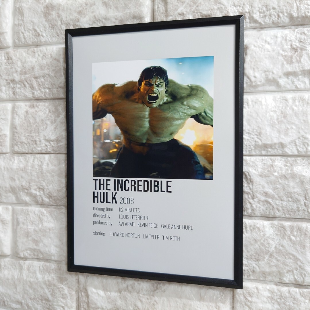 No.P213 A4 ハルク Hulk ポスター 写真 アート インテリア 映画 ハンドメイドのインテリア/家具(アート/写真)の商品写真