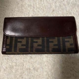 フェンディ(FENDI)の FENDI 二つ折り長財布 ズッカ キャンバス/レザー ユニセックス (その他)