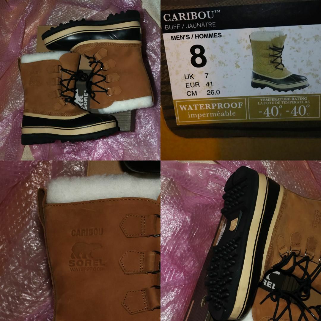 SOREL(ソレル)のソレルSORELカリブーCARIBOU 26cmスノーブーツ新品-40℃ メンズの靴/シューズ(ブーツ)の商品写真