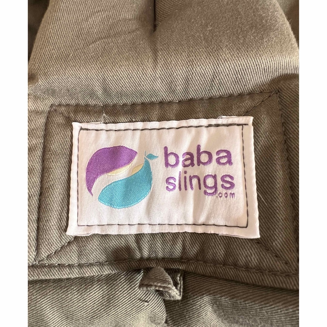 baba slings(ババスリング)のババスリング　babaslings   カーキ　新生児 キッズ/ベビー/マタニティの外出/移動用品(スリング)の商品写真