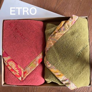 エトロ(ETRO)の未使用  ETRO イタリア製ウールスローケット 2枚セット 難あり(その他)