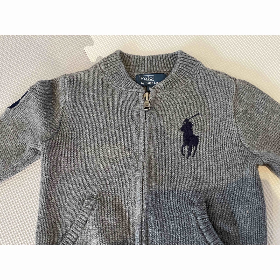 POLO RALPH LAUREN(ポロラルフローレン)のPOLO ニット カーディガン90 キッズ/ベビー/マタニティのキッズ服男の子用(90cm~)(カーディガン)の商品写真