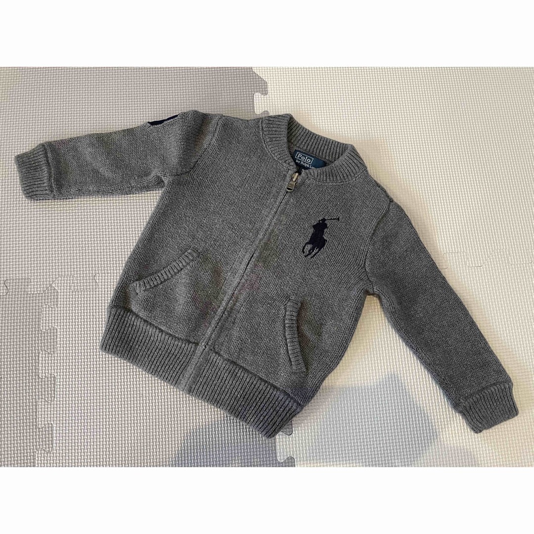 POLO RALPH LAUREN(ポロラルフローレン)のPOLO ニット カーディガン90 キッズ/ベビー/マタニティのキッズ服男の子用(90cm~)(カーディガン)の商品写真