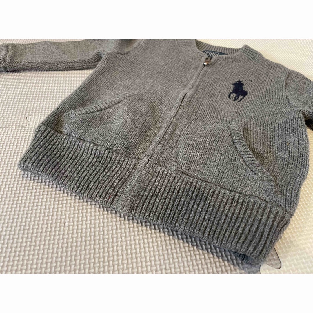 POLO RALPH LAUREN(ポロラルフローレン)のPOLO ニット カーディガン90 キッズ/ベビー/マタニティのキッズ服男の子用(90cm~)(カーディガン)の商品写真