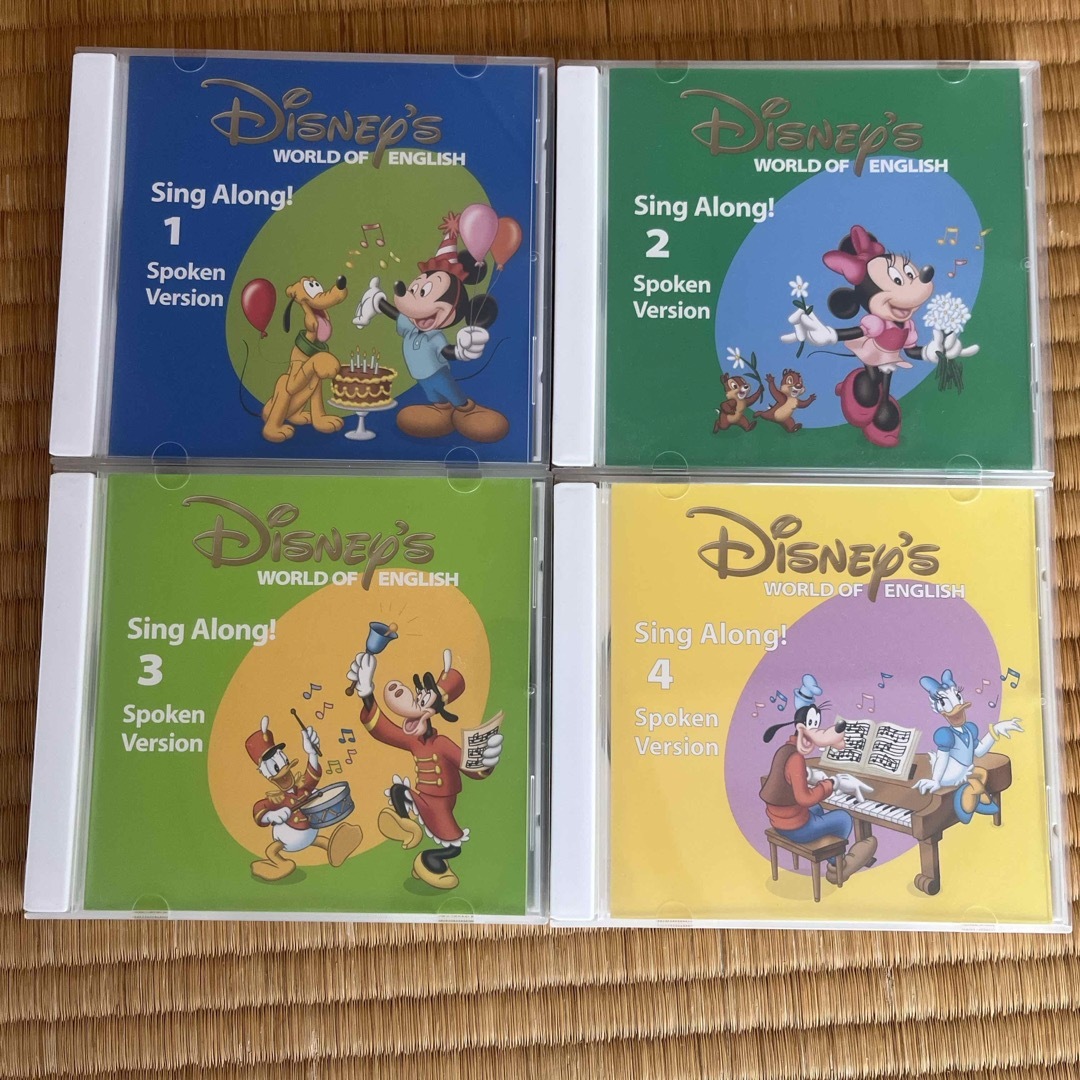 Disney(ディズニー)のDWE sing along CD シングアロング　4本セット エンタメ/ホビーのCD(キッズ/ファミリー)の商品写真