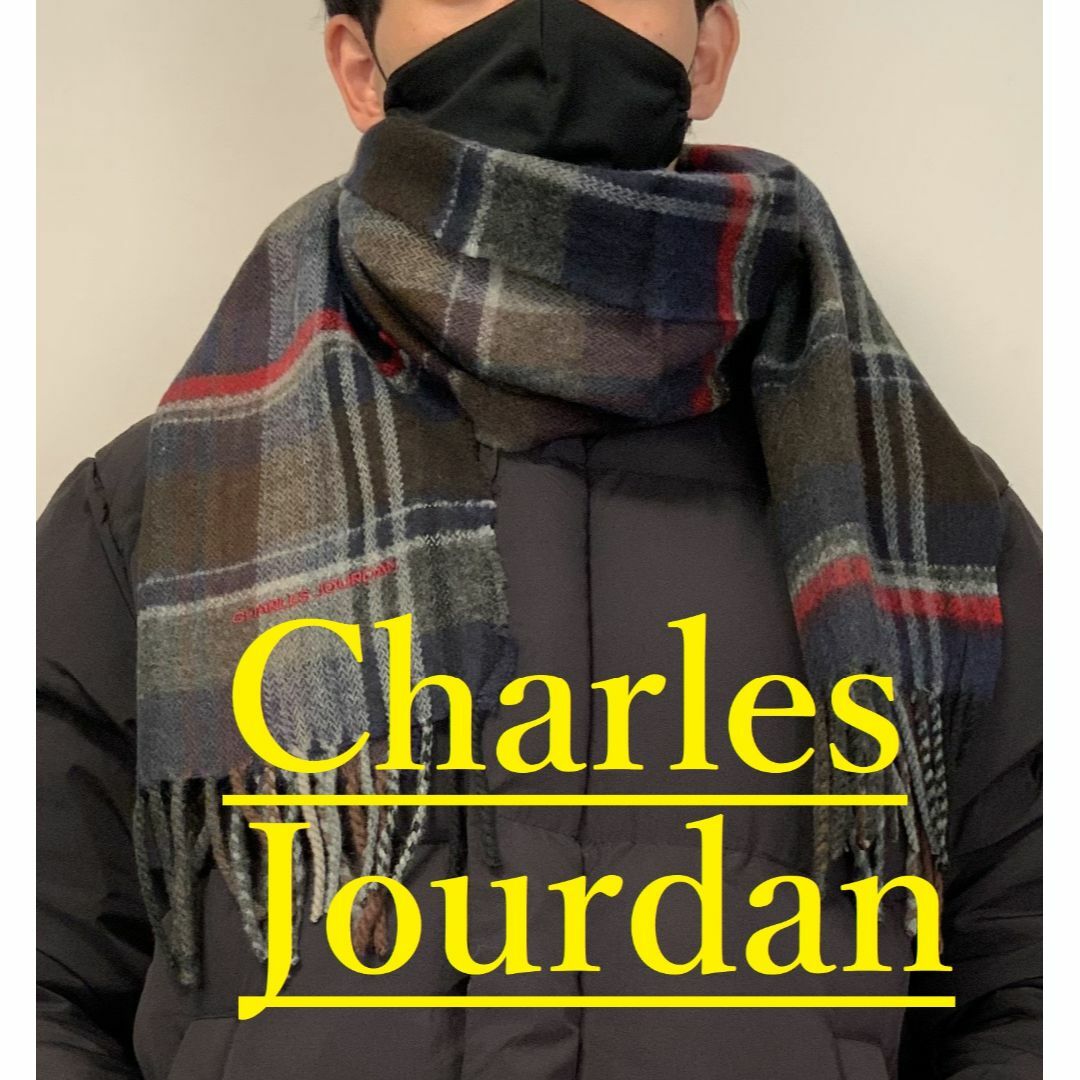 CHARLES JOURDAN(シャルルジョルダン)のシャルル ショルダン　マフラー09　アクリル　サンプル展示品　ユニセックス メンズのファッション小物(マフラー)の商品写真