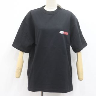 バレンシアガ(Balenciaga)のIT0F0HSUU9NQ BALENCIAGA バレンシアガ クルーネック Tシャツ メンズ 2417 サイズXS ブラック トップス コットン(Tシャツ/カットソー(半袖/袖なし))