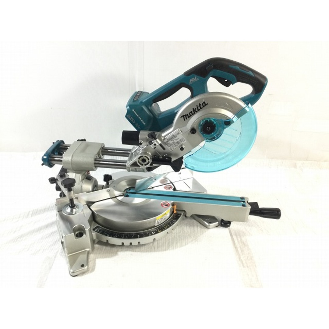 Makita(マキタ)の☆未使用品☆makita マキタ 190mm 18V+18V=36V 充電式スライド丸ノコ LS714DZ 青/ブルー 本体のみ 84836 自動車/バイクのバイク(工具)の商品写真