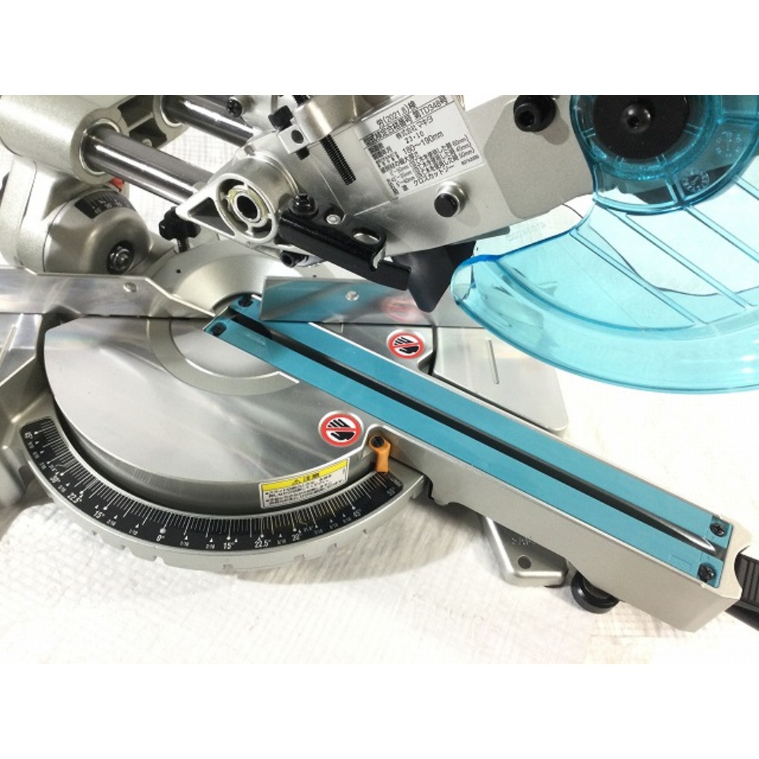 Makita(マキタ)の☆未使用品☆makita マキタ 190mm 18V+18V=36V 充電式スライド丸ノコ LS714DZ 青/ブルー 本体のみ 84836 自動車/バイクのバイク(工具)の商品写真