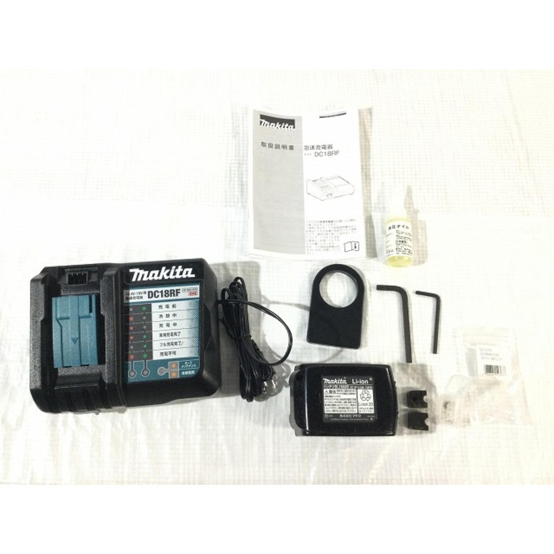 Makita(マキタ)の☆極美品☆ makita マキタ 18V 充電式全ネジカッタ SC121DRG 青/ブルー バッテリー1個(18V 6.0Ah) 充電器+ケース 85056 自動車/バイクのバイク(工具)の商品写真