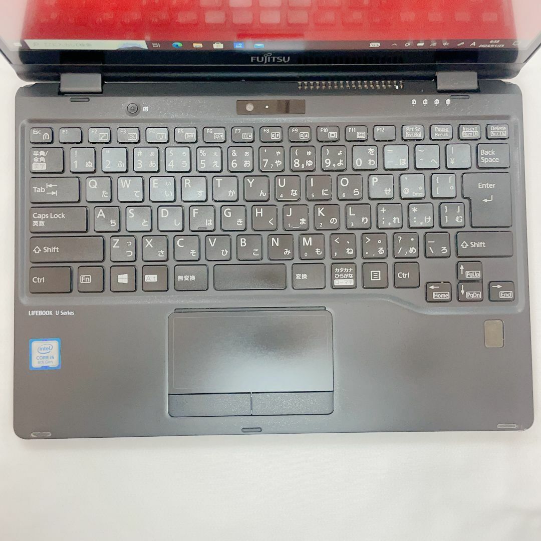 富士通(フジツウ)の【超軽量・タッチパネル】富士通 モバイルノートPC U939X/A_388 スマホ/家電/カメラのPC/タブレット(ノートPC)の商品写真