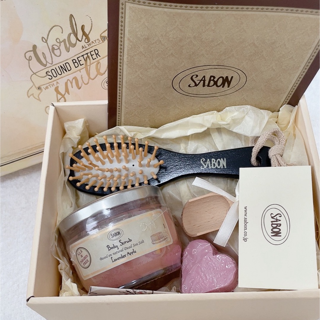 SABON(サボン)のSABON ギフトボックス コスメ/美容のボディケア(ボディスクラブ)の商品写真