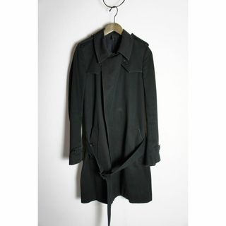 ディオールオム(DIOR HOMME)の名作 06AW Dior homme トレンチ コート エディ期 黒329N▲(トレンチコート)