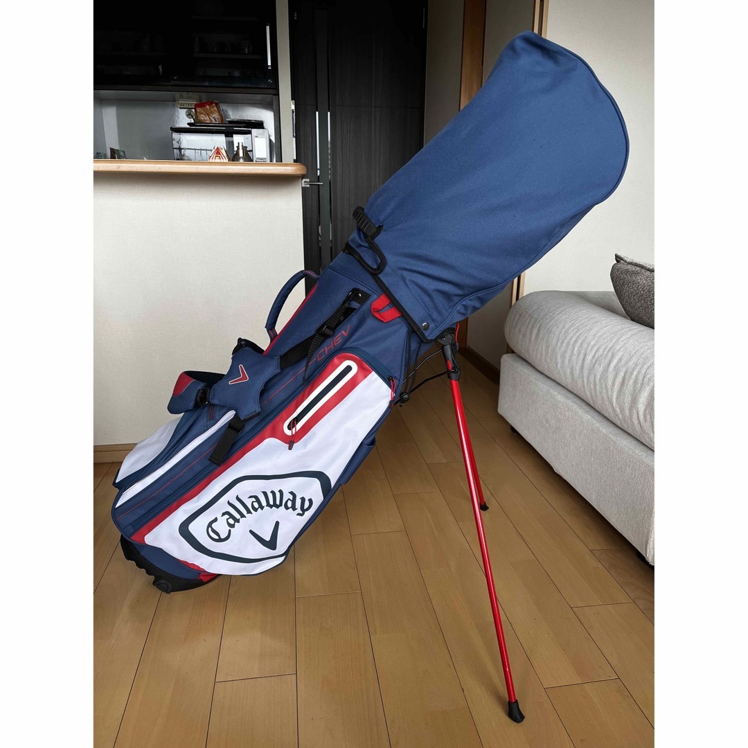 Callaway(キャロウェイ)のにっしー様専用　良品キャロウェイ　Chev[シェブ] スタンド型キャディバッグ スポーツ/アウトドアのゴルフ(バッグ)の商品写真