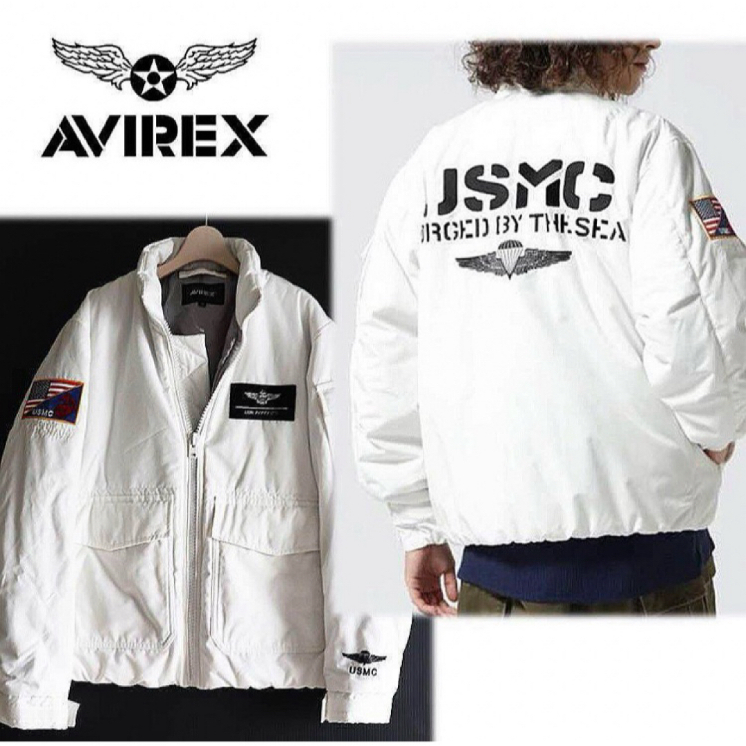 AVIREX(アヴィレックス)の《アヴィレックス》新品 US NAVY G-1 パディングジャケット M メンズのジャケット/アウター(フライトジャケット)の商品写真