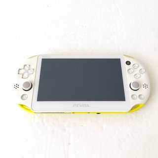 プレイステーションヴィータ(PlayStation Vita)のSONY　psvita 2000 ライムグリーンホワイト 美品　ソニー　ゲーム機(携帯用ゲーム機本体)