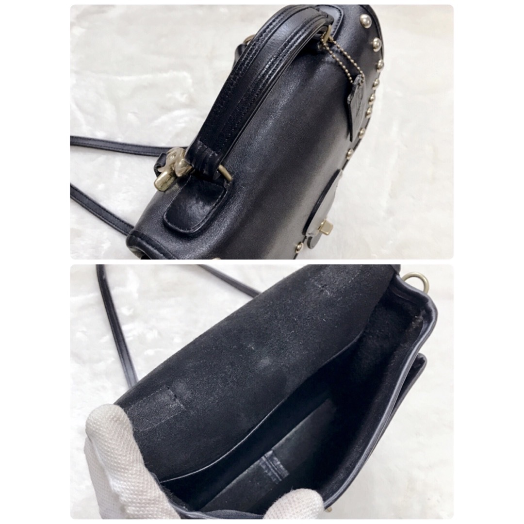 COACH - 美品 激レア オールドコーチ スタッズ ターンロック COACH - 美品 激レア オールドコーチ スタッズ ターンロック