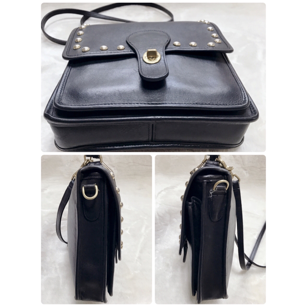 COACH - 美品 激レア オールドコーチ スタッズ ターンロック COACH - 美品 激レア オールドコーチ スタッズ ターンロック