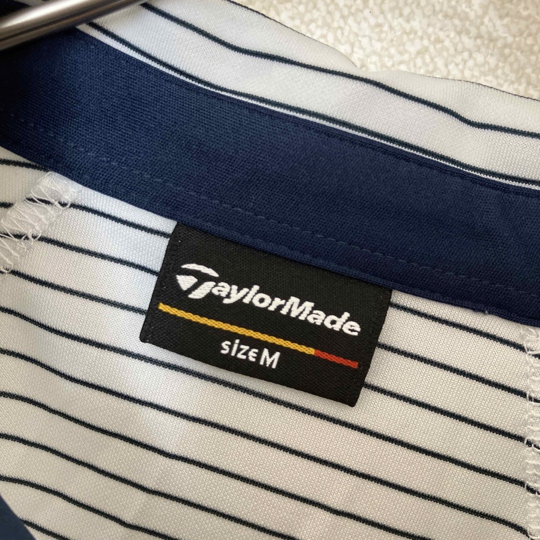 TaylorMade(テーラーメイド)のTaylorMade テーラーメイド　長袖ポロシャツ　ストレッチ　メンズ　M スポーツ/アウトドアのゴルフ(ウエア)の商品写真