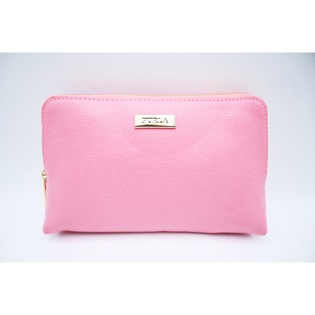 Furla - T01 FURLA フルラ PVC コスメポーチ ミニポーチ 2点セット