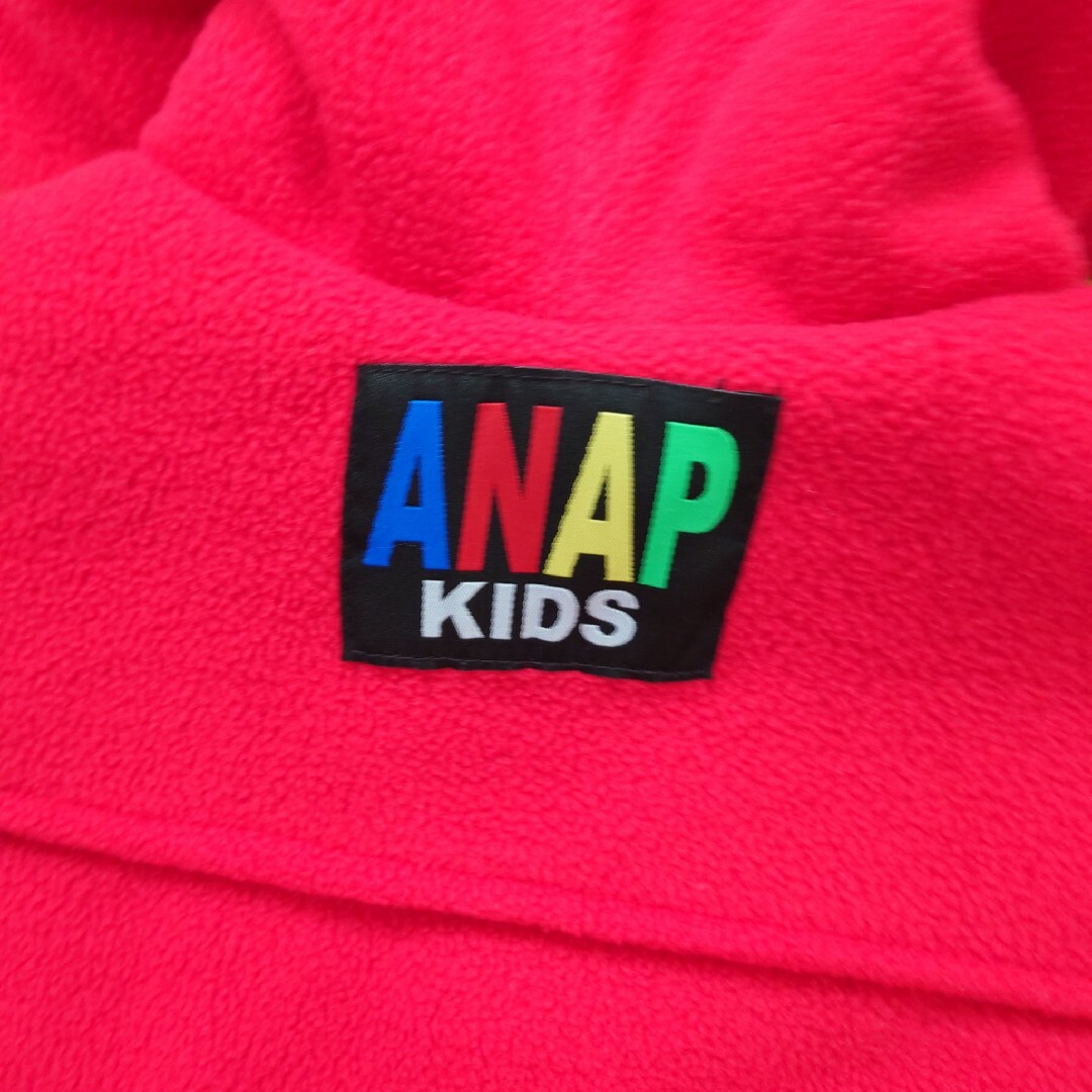 ANAP Kids(アナップキッズ)の【人気ブランド】ANAP KIDS クマ耳付バイカラーダッフルコート キッズ/ベビー/マタニティのキッズ服女の子用(90cm~)(ジャケット/上着)の商品写真