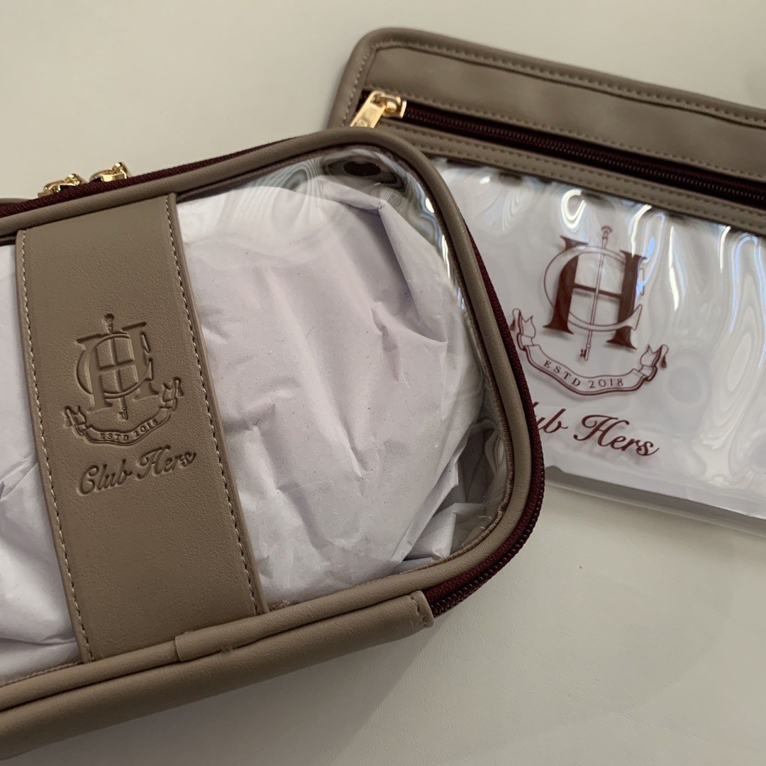 【新品】Club Hersステータス特典ポーチ×2Pouch Set