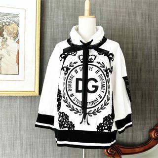 ドルチェアンドガッバーナ(DOLCE&GABBANA)の極美品　DOLCE&GABBANAドルガバ　刺繍　トップス　スエット　トレーナー(トレーナー/スウェット)