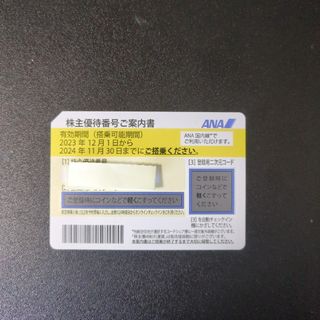 ANA株主優待券 1枚 有効期限 2024/11/30(航空券)