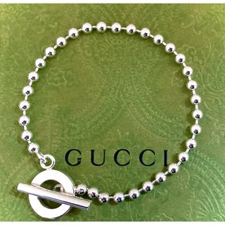 Gucci - 正規品 グッチ スクエアチェーンリンクブレスレット Ag925