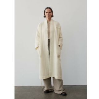 ZARA ウールコート ガウン着丈ロング - ロングコート