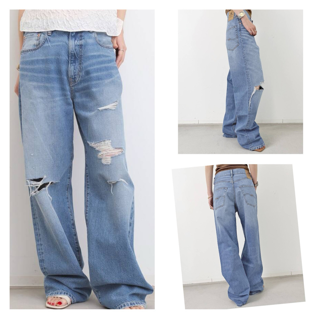 L'Appartement DEUXIEME CLASSE(アパルトモンドゥーズィエムクラス)の専用⭐︎L'Appartement DENIMIST WIDELEG JEANS レディースのパンツ(デニム/ジーンズ)の商品写真