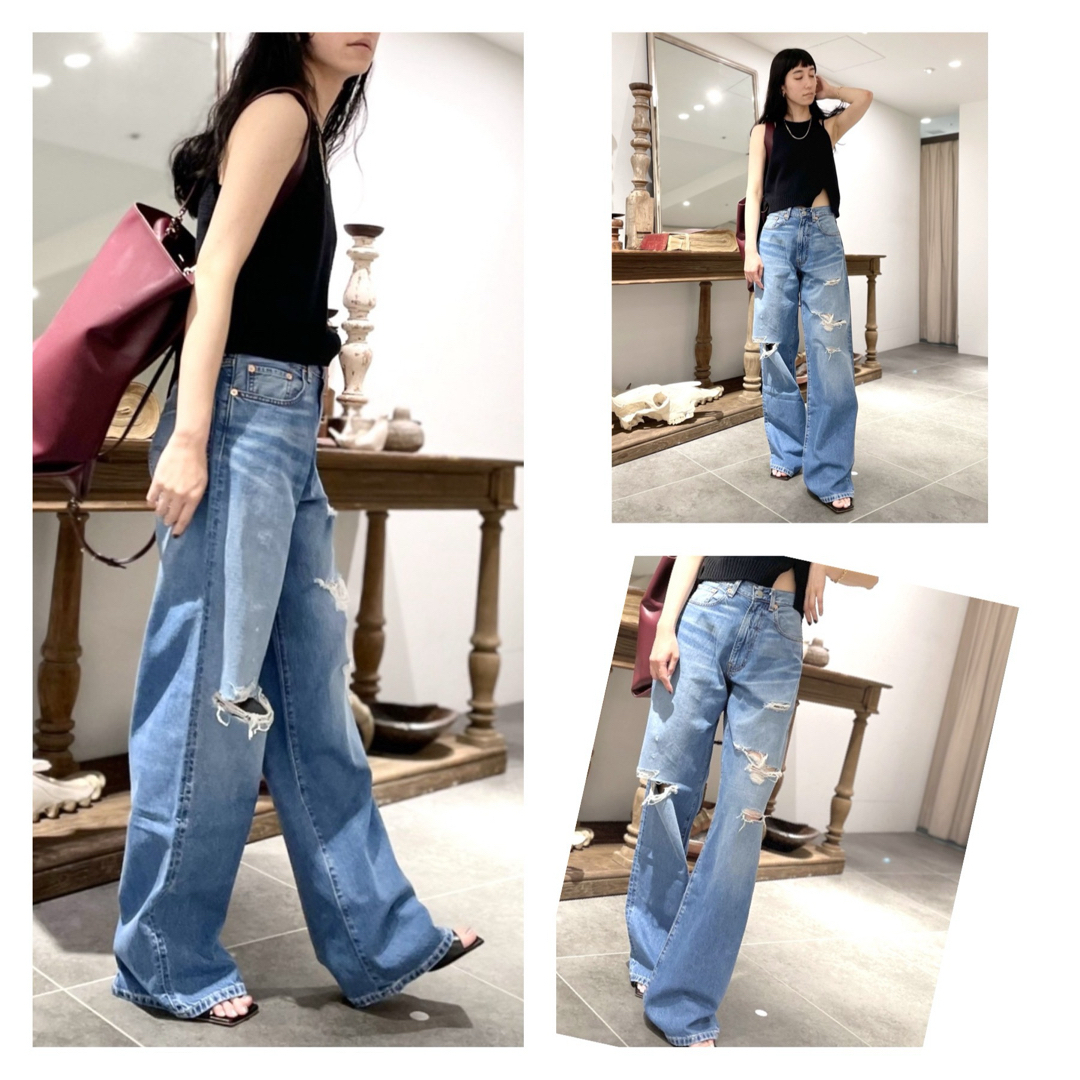 L'Appartement DEUXIEME CLASSE(アパルトモンドゥーズィエムクラス)の専用⭐︎L'Appartement DENIMIST WIDELEG JEANS レディースのパンツ(デニム/ジーンズ)の商品写真