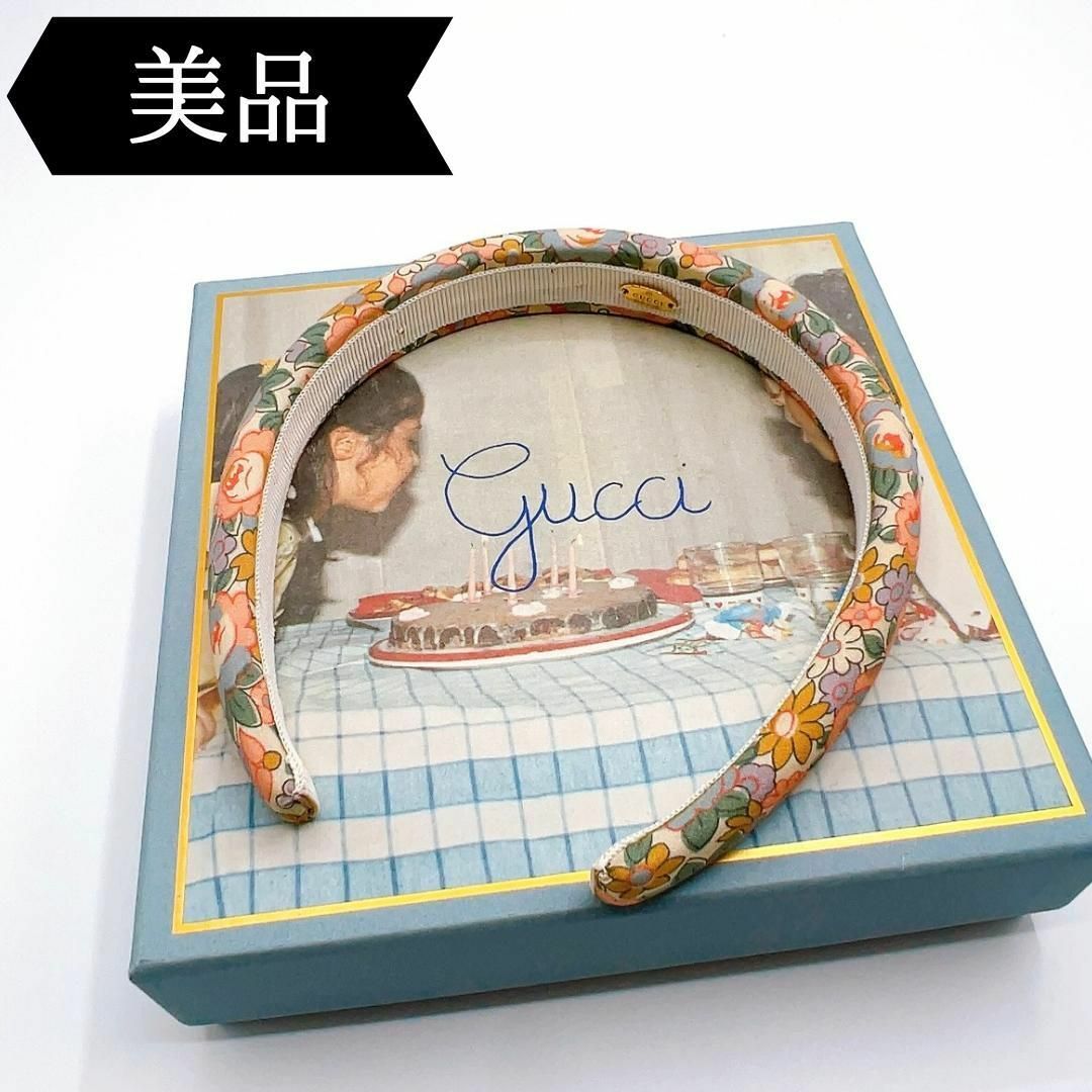 Gucci(グッチ)の◇グッチ◇リバティ/フローラル/カチューシャ/642888/3HL20/ブランド レディースのヘアアクセサリー(カチューシャ)の商品写真