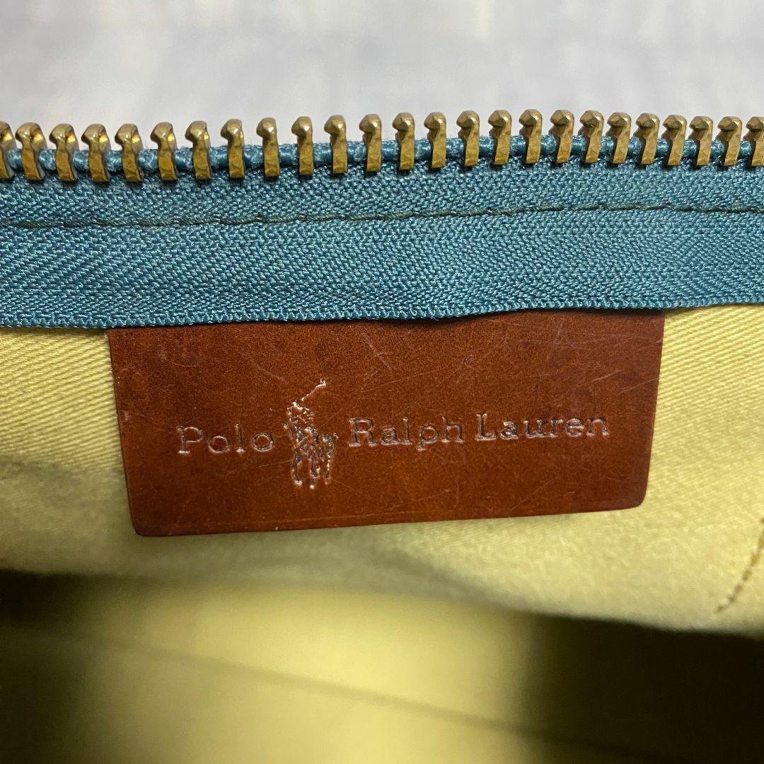 POLO RALPH LAUREN(ポロラルフローレン)のPolo Ralph Lauren ボストン バッグ グリーン チェック柄 メンズのバッグ(ボストンバッグ)の商品写真