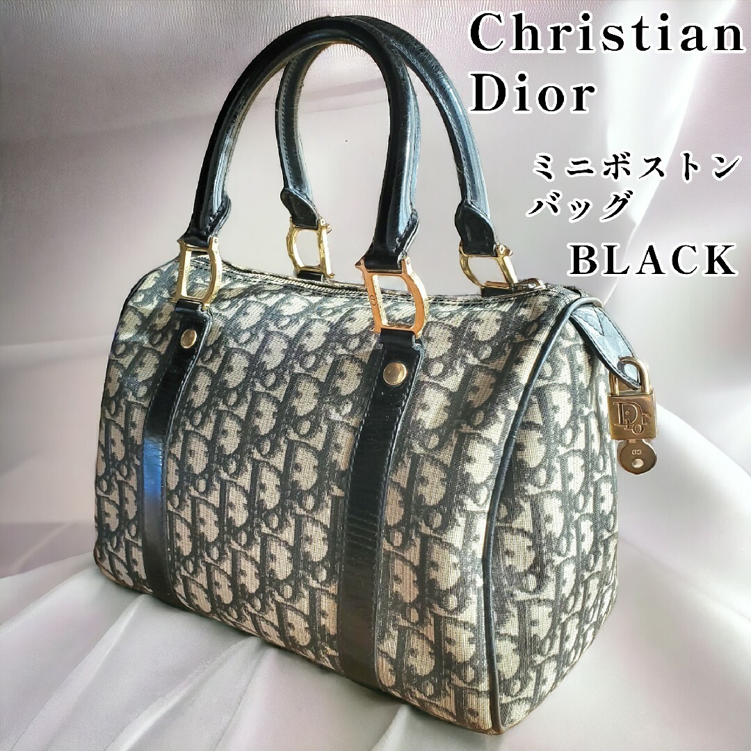 Christian Dior(クリスチャンディオール)のChristian Dior ミニボストンバッグ D金具 トロッター ディオール レディースのバッグ(ボストンバッグ)の商品写真