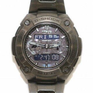 ジーショック(G-SHOCK)のCASIO G-SHOCK MR-G 腕時計 クォーツ 黒 MRG-7700B(腕時計)