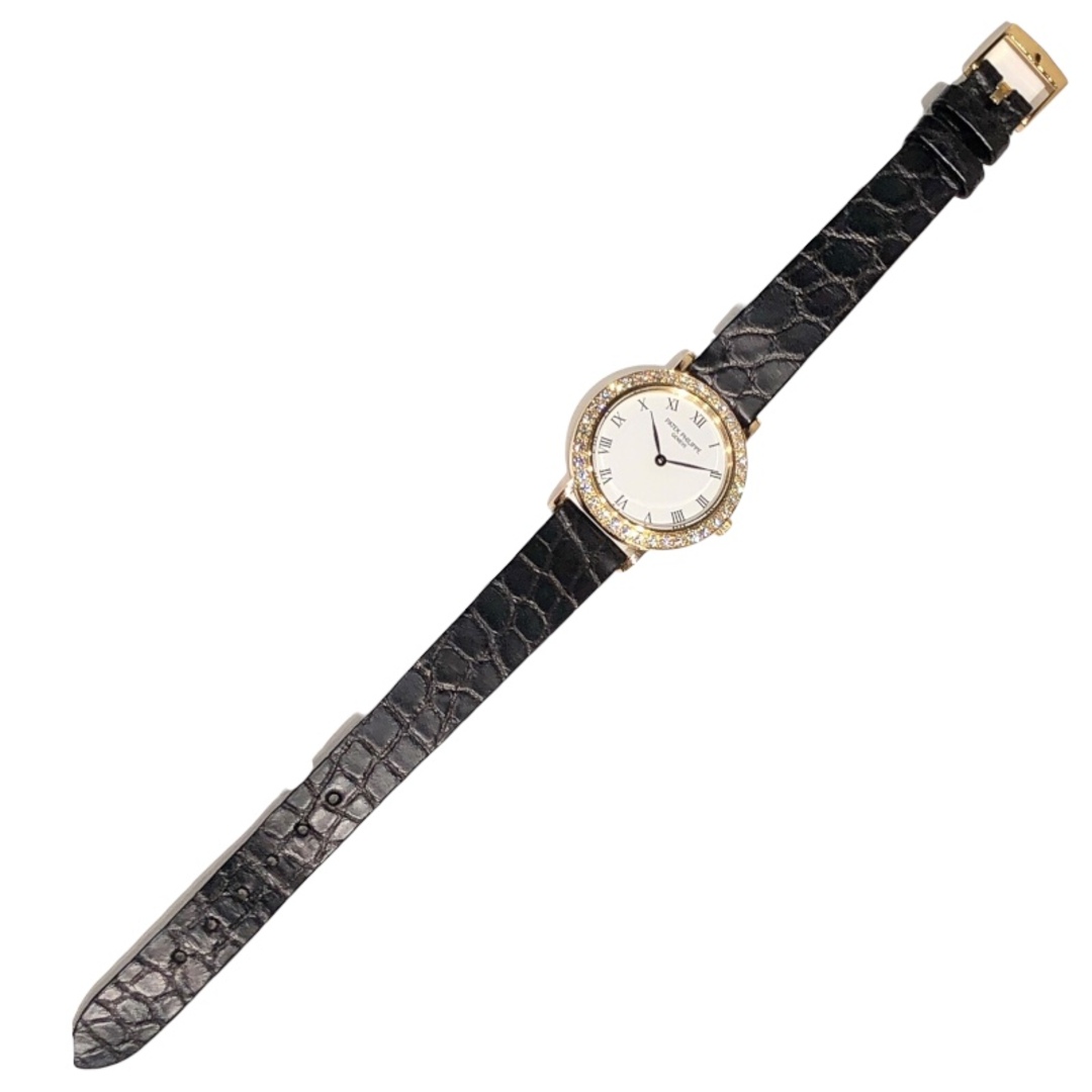 PATEK PHILIPPE(パテックフィリップ)の　パテック・フィリップ PATEK PHILIPPE カラトラバ 4820J-001 ホワイト K18イエローゴールド レディース 腕時計 レディースのファッション小物(腕時計)の商品写真